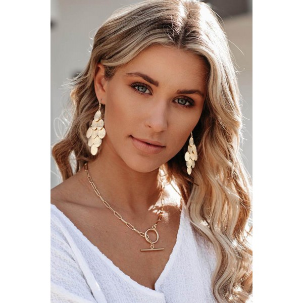 Coin Chandelier Earrings