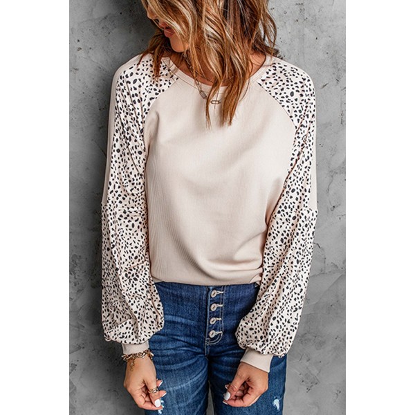 Leopard Print Pullover Top